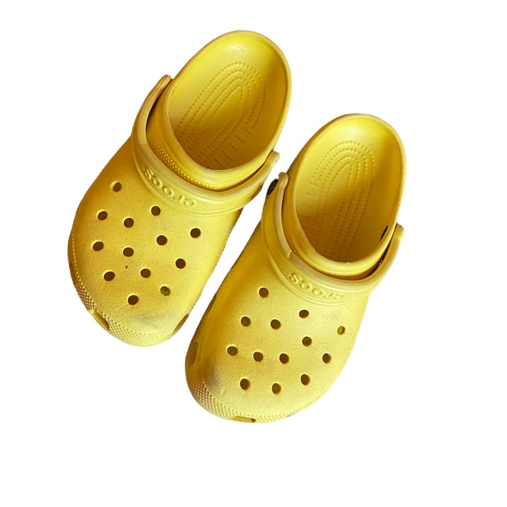 Yellow crocs